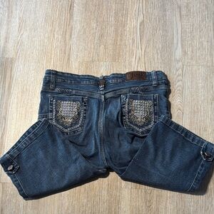 Casual Denim Capri Shorts